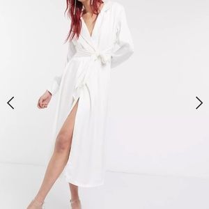 & Other Stories Tie Waist Shirt Dress